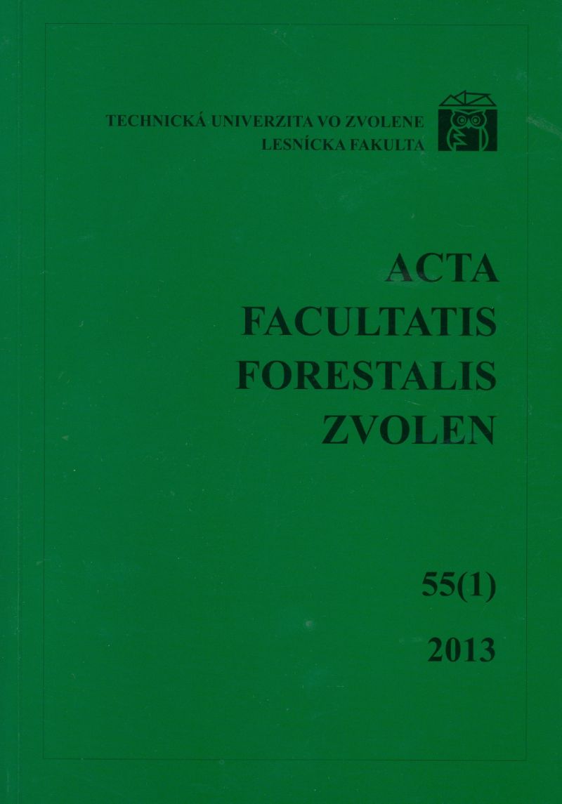 Acta Facultatis Xylologiae 55 1/2013