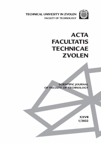 Acta Facultatis Technicae Zvolen 2022-1 