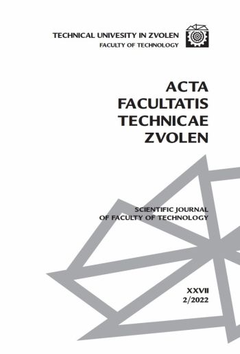 Acta Facultatis Technicae Zvolen 2022-2