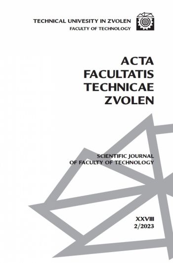 Acta Facultatis Technicae Zvolen 2023-2